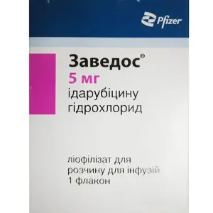 Заведос порошок д/інф. 5 мг фл.