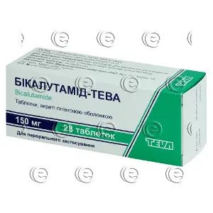 Бикалутамид-ТЕВА таблетки по 150 мг, 28 шт.