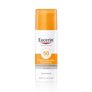 Eucerin SPF-50 солнцезащитный антивозрастной флюид для лица, 50 мл