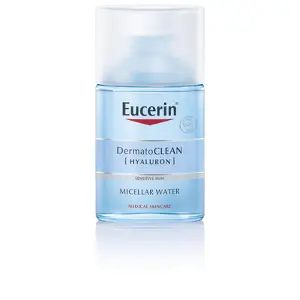 Eucerin DermatoClean (Hyaluron) флюид для лица мицеллярный очищающий 3 в 1 для чувствительной кожи всех типов, 100 мл