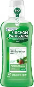 Лісовий бальзам ополіскувач для порожнини рота з екстрактами кори дуба і ялиці на відварі трав, 400 мл