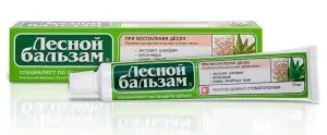 Лесной бальзам 75 мл зубная паста экстракт шалфея и алоэ на отваре трав