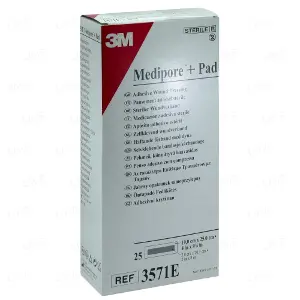 Medipore+Pad пов'язка адгезивна пов'язка для закриття ран (3571Е) 10см х 25см