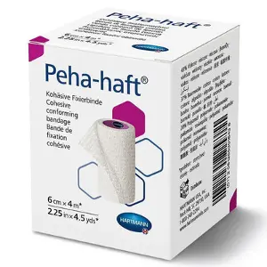 Бинт когезивный фиксирующий Peha-haft, 6 см х 4 м, 1 шт.