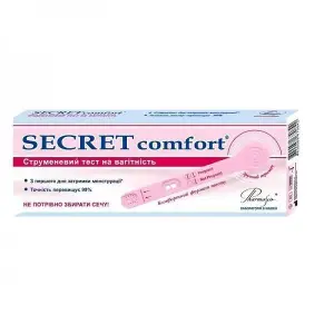 Тест струменевий для визначення вагітності Secret Comfort