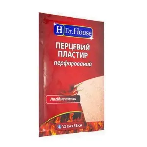 Лейкопластырь H Dr.House 12х18см перцовый