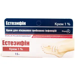 Эстезифин крем для лечения грибковой инфекции 1%, 15 г