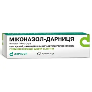 Міконазол-Дарниця 20 мг/г крем в тубі по 15 г