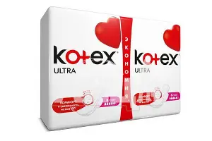 ПРОКЛАДКИ ЖЕНСКИЕ ГИГИЕНИЧЕСКИЕ KOTEX ULTRA DRY&SOFT SUPER с крылышками