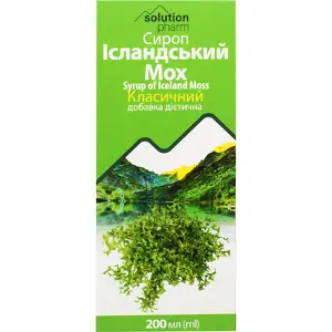 Ісландський мох фл. 200 мл, тм Solution Pharm