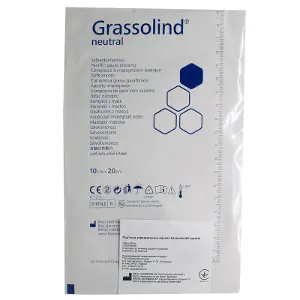 Повязка атравматическая мазевая Grassolind® Neutral 20 см х 20 см