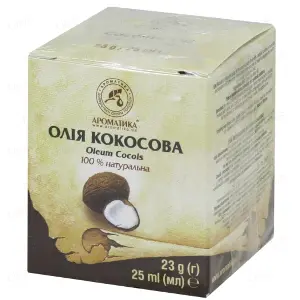 Олія кокосова 23 г, кокос