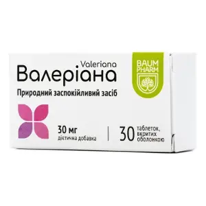 Валеріана табл., тм Baum Pharm № 30