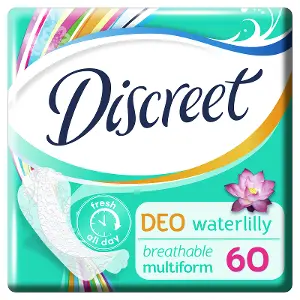 ПРОКЛАДКИ ГИГИЕНИЧЕСКИЕ ЕЖЕДНЕВНЫЕ DISCREET MULTIFORM DEO WATER LILY 