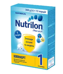 СМЕСЬ СУХАЯ NUTRILON КОМФОРТ 1 300 г, 0-6 мес.