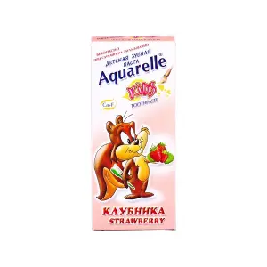 ЗУБНАЯ ПАСТА ДЕТСКАЯ "AQUARELLE KIDS" 50 мл, клубника