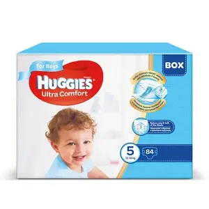 ПОДГУЗНИКИ ДЕТСКИЕ ГИГИЕНИЧЕСКИЕ HUGGIES ULTRA COMFORT размер 5, boy