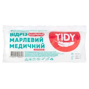 Отрез марлевый медицинский нестерильный тм TIDY 3 м * 90 см, тип 17