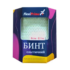 БИНТ ЭЛАСТИЧНЫЙ FLEXIPRIME® 8 см х 2,5 м, средн. растяж.