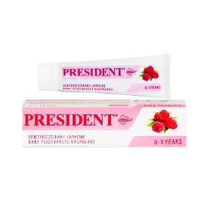 ЗУБНАЯ ПАСТА "PRESIDENT CLINICAL" "BABY" 0-3 30 мл