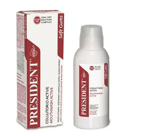 ОПОЛАСКИВАТЕЛЬ ДЛЯ ПОЛОСТИ РТА "PRESIDENT CLINICAL" "ACTIVE" 250 мл