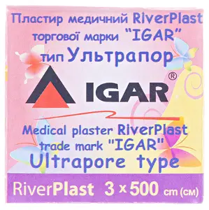 ПЛАСТЫРЬ МЕДИЦИНСКИЙ RIVERPLAST "ИГАР" 3 см * 500 см