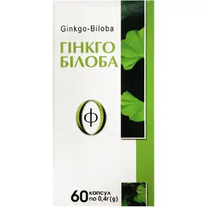 Гінкго білоба-Ф капсули 400 мг № 60