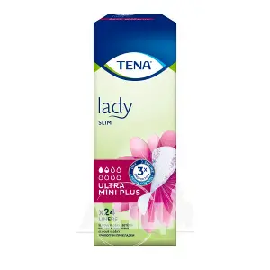 ПРОКЛАДКИ УРОЛОГИЧЕСКИЕ TENA LADY SLIM ULTRA MINI PLUS 