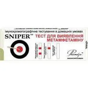 ТЕСТ ДЛЯ ОПРЕДЕЛЕНИЯ МЕТАМФЕТАМИНА SNIPER® 