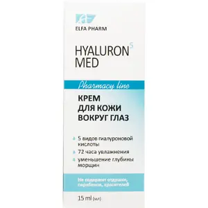 Крем для кожи вокруг глаз тм Elfa Pharm серии Hyaluron5 MED 15 мл