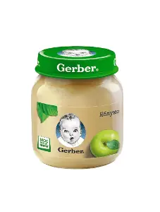 Гербер (Gerber) пюре яблуко 130 г, з 6 міс.