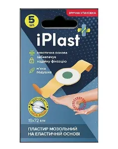 ПЛАСТЫРЬ тм "iPlast" МЕДИЦИНСКИЙ 19 * 72 мм