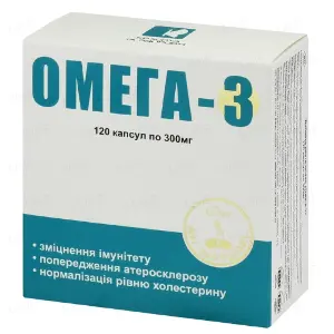 Омега-3 капсули 300 мг № 120