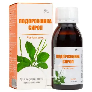 Подорожника сироп сироп фл. полімер., у пачці 100 мл, тм Магнолія