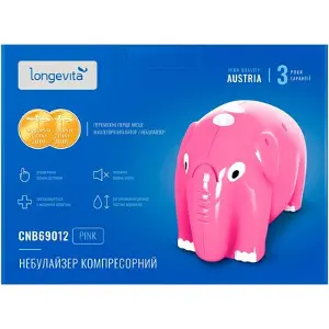 Інгалятор компресорний Лонгевіта CNB69012, pink