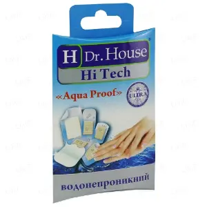 НАБОР ПЛАСТЫРЕЙ МЕДИЦИНСКИХ ВОДОНЕПРОНИЦАЕМЫХ ULTRA "AQUA PROOF" "H Dr. House" 