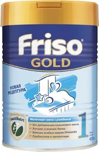 СМЕСЬ СУХАЯ МОЛОЧНАЯ АДАПТИРОВАННАЯ НАЧАЛЬНАЯ "FRISO GOLD 1 LOCK NUTRI" ДЛЯ ДЕТСКОГО ПИТАНИЯ 400 г, от 0 до 6 мес.