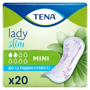 ПРОКЛАДКИ УРОЛОГИЧЕСКИЕ TENA LADY SLIM MINI 