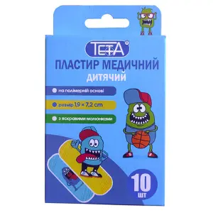 Лейкопластир на полімерній основі Тета 1,9 х 7,2 см, д/дітей