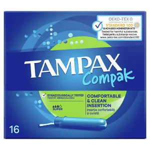 ТАМПОНЫ ГИГИЕНИЧЕСКИЕ TAMPAX с аппликатором