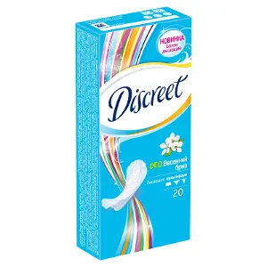 ПРОКЛАДКИ ГИГИЕНИЧЕСКИЕ ЖЕНСКИЕ DISCREET deo ocean breeze