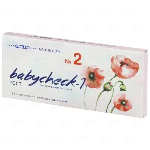 ТЕСТ ДЛЯ ОПРЕДЕЛЕНИЯ БЕРЕМЕННОСТИ BABYCHECK-1 тест-полоска