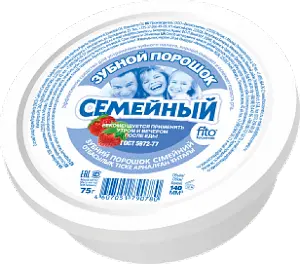 ЗУБНОЙ ПОРОШОК "СЕМЕЙНЫЙ" 75 г