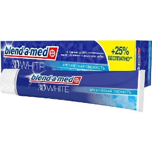 ЗУБНАЯ ПАСТА BLEND-A-MED 3D WHITE АРКТИЧЕСКАЯ СВЕЖЕСТЬ 125 мл