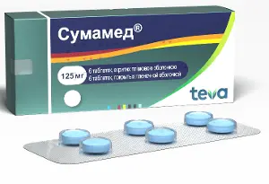Сумамед таблетки дисперг. 125 мг № 6