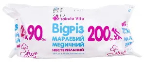 Відріз марлевий нестерильний 200 см х 90 см рулон, "Tabula Vita", тип 17