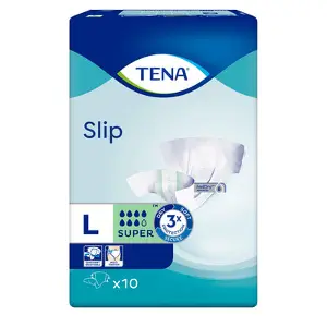 ПОДГУЗНИКИ ДЛЯ ВЗРОСЛЫХ TENA ДЛЯ ЗАЩИТЫ ПРИ НЕДЕРЖАНИИ TENA SLIP SUPER large