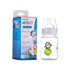 БУТЫЛОЧКА ДЛЯ КОРМЛЕНИЯ тм "PHILIPS AVENT" SCF821/13, Anti-Colic с клапаном AirFree 260 мл, пингвин