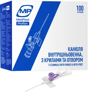 Канюля внутривенная MP MedPlast Proflon 26G (0,6 * 19 мм)