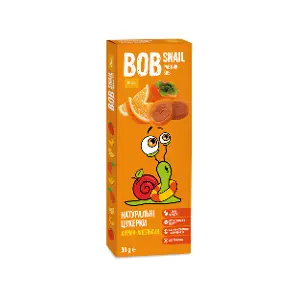 КОНФЕТЫ НАТУРАЛЬНЫЕ BOB SNAIL (УЛИТКА БОБ) 30 г, Хурма-Апельсин